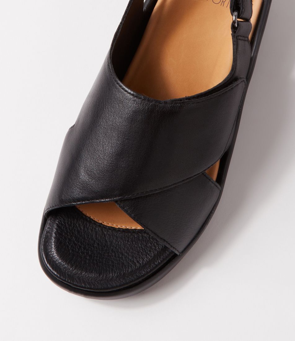 ZIERA MORTON BLACK - Women Sandals - Collective Shoes 