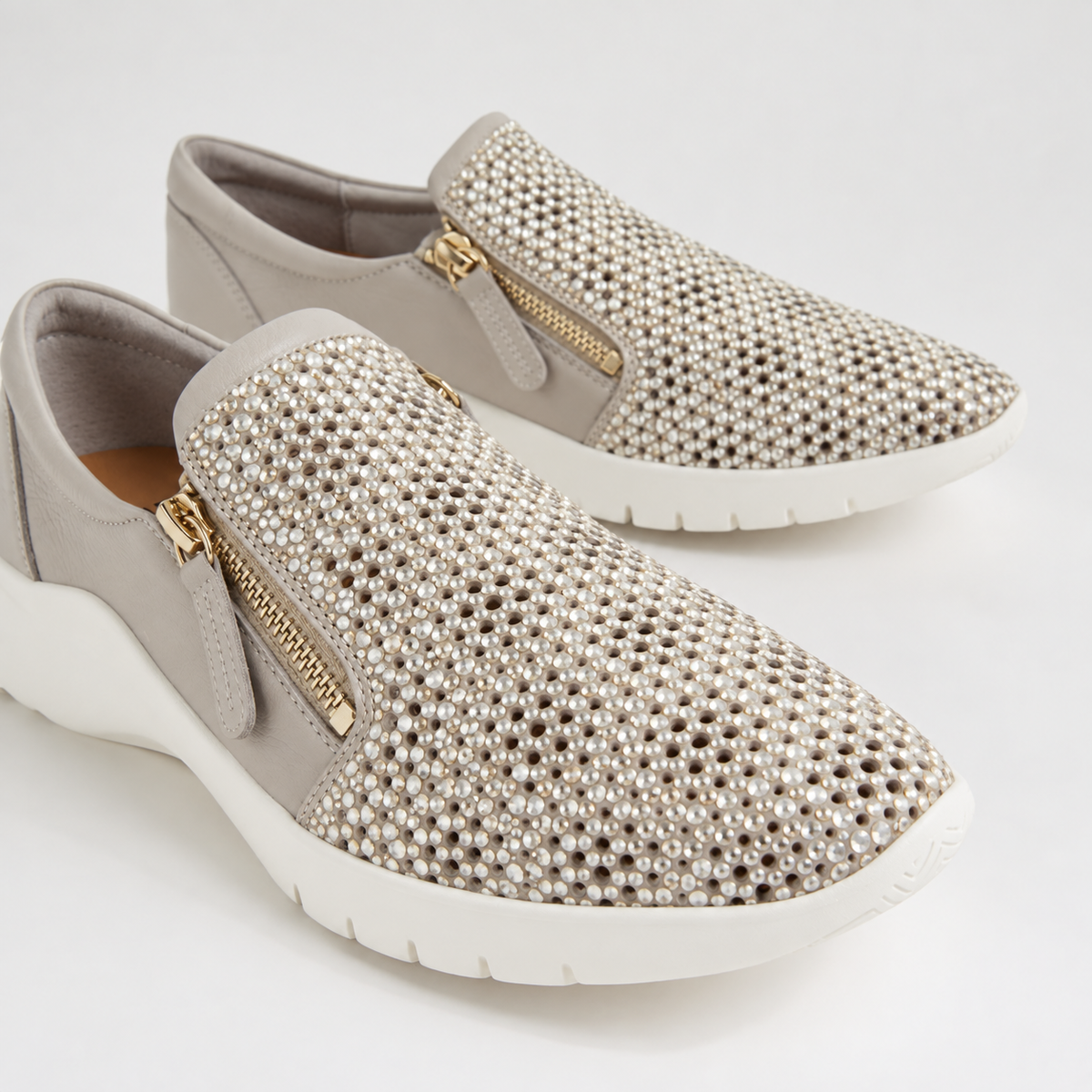ZIERA PRENCE CAMEL WHITE PRINT