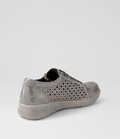 ZIERA SHOVO PEWTER CRACKLE - Women sneakers - Collective Shoes 