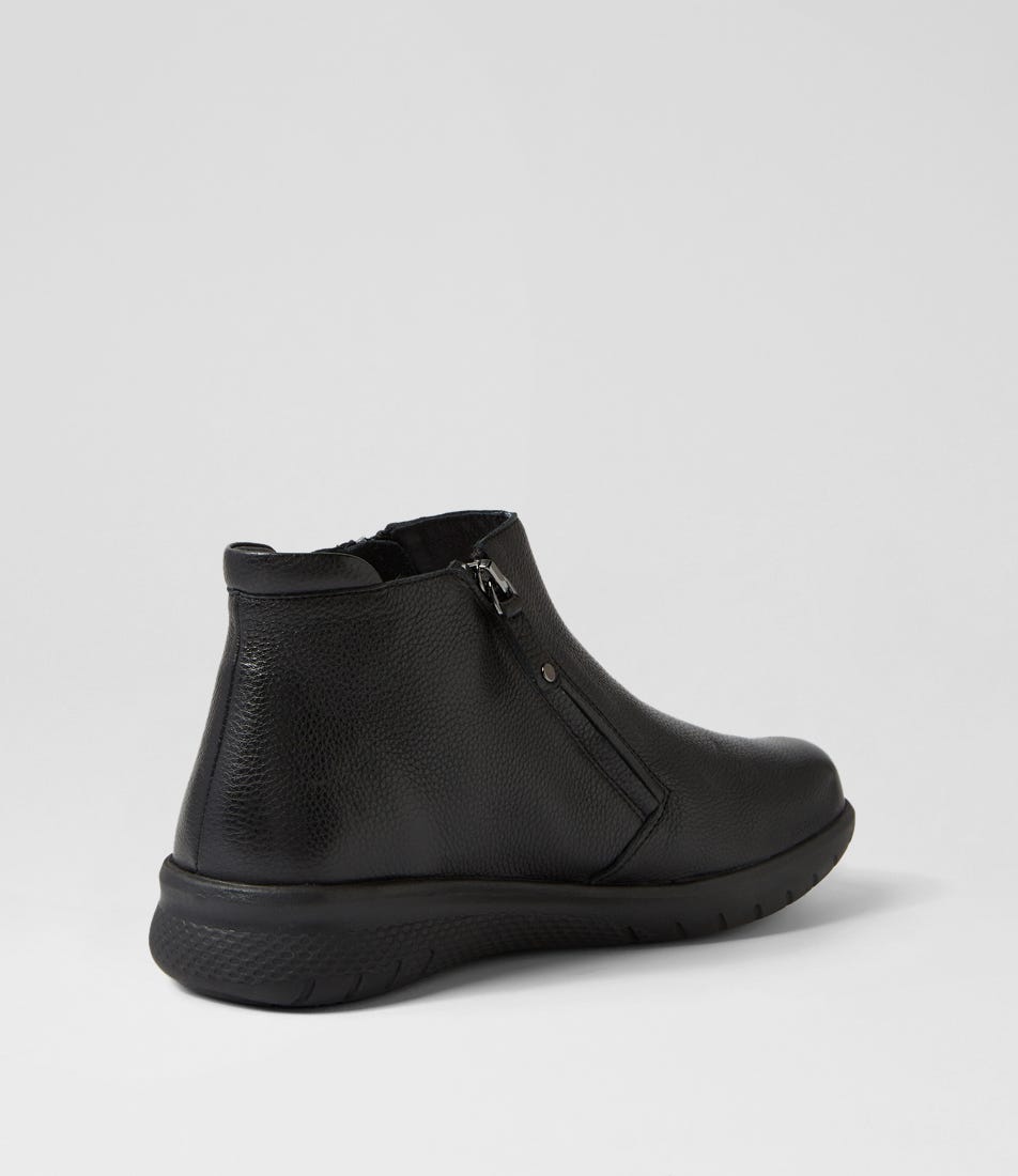 ZIERA SOLANGE BLACK - Women Boots - Collective Shoes 