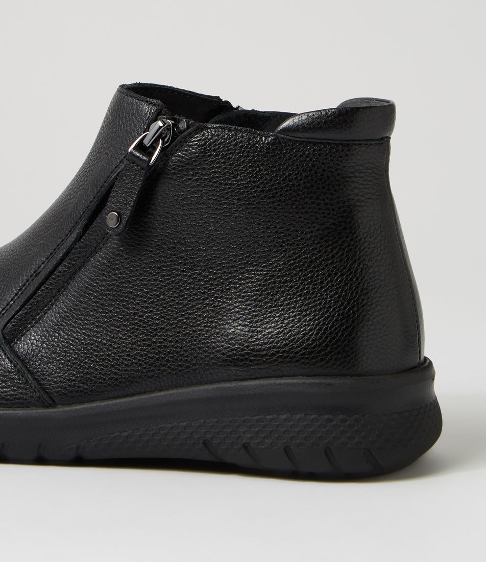 ZIERA SOLANGE BLACK - Women Boots - Collective Shoes 