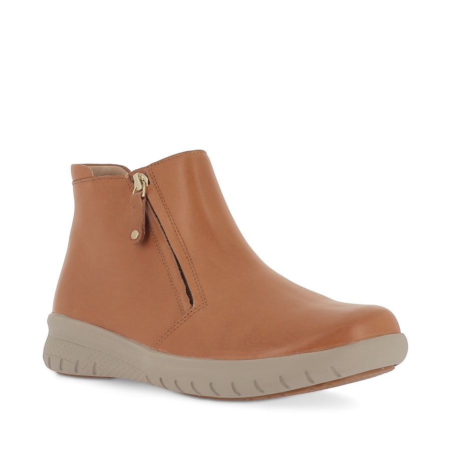 ZIERA SOLANGE TAN - Women Boots - Collective Shoes 