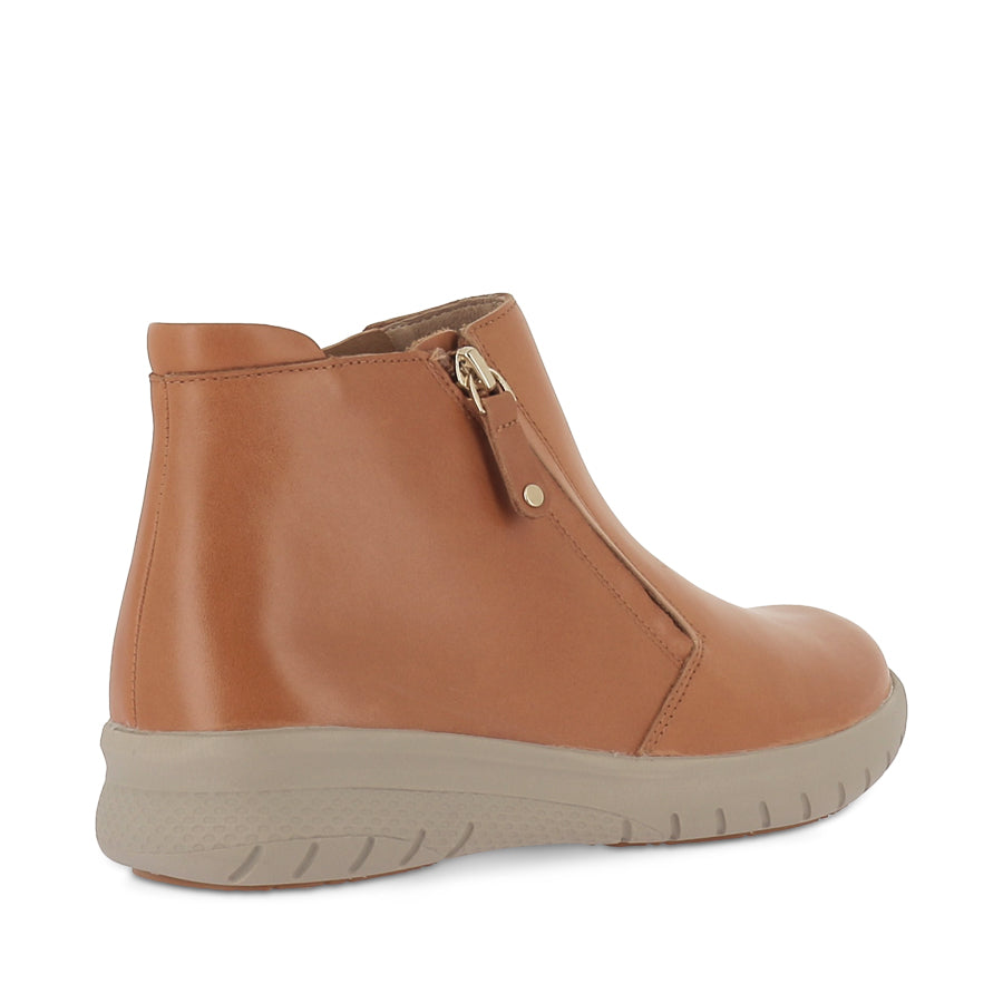 ZIERA SOLANGE TAN - Women Boots - Collective Shoes 