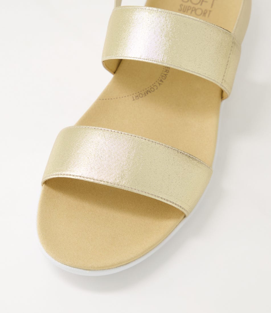 ZIERA USAID GOLD - Women Sandals - Collective Shoes 
