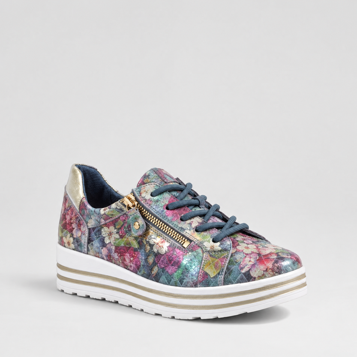 ZIERA VAMRA FLORAL DIAMOND GOLD