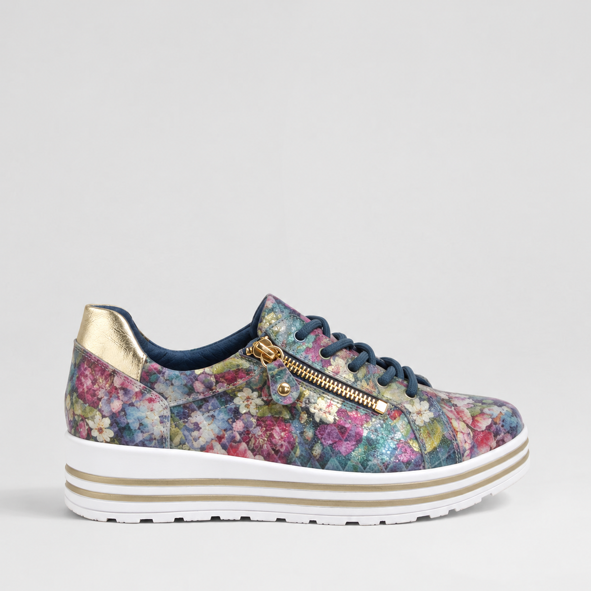 ZIERA VAMRA FLORAL DIAMOND GOLD
