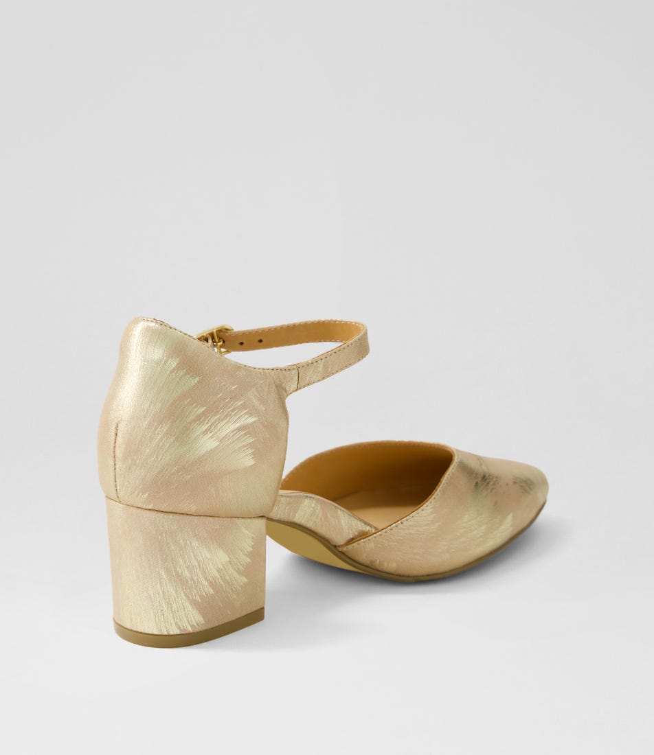 ZIERA VITOR OLD GOLD - Women Heels - Collective Shoes 