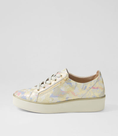ZIERA ZISSY GOLD PASTEL - Women sneakers - Collective Shoes 