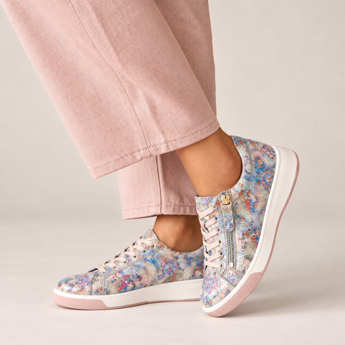 ZIERA AITO PINK FLORAL - Women Sneakers - Collective Shoes 