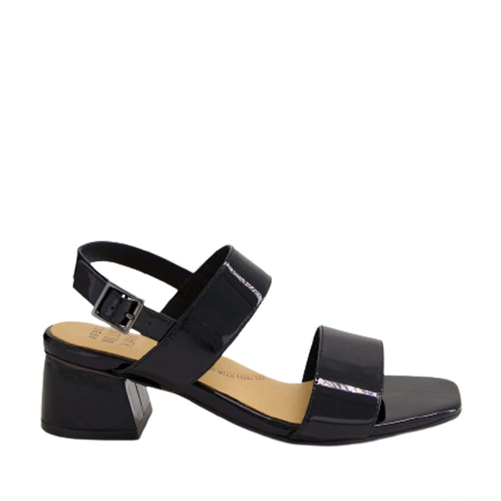 ZIERA CAITLAN BLACK PATENT - Women Sandals - Collective Shoes 