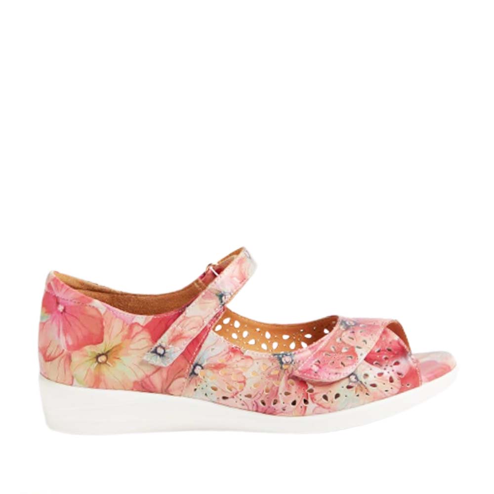 ZIERA DAFFODIL MELON FLOWER - Women Sandals - Collective Shoes 