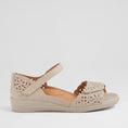 Load image into Gallery viewer, ZIERA DUSTY ALMOND - Women Sandals - Collective Shoes 
