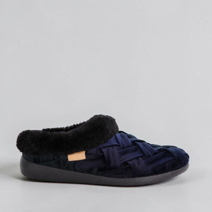 ZIERA FIFI BLACK MULTI - Women slippers - Collective Shoes 