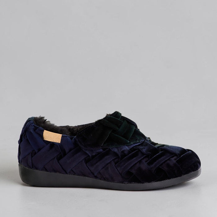 ZIERA FLISS BLACK MULTI - Women Slip On - Collective Shoes 