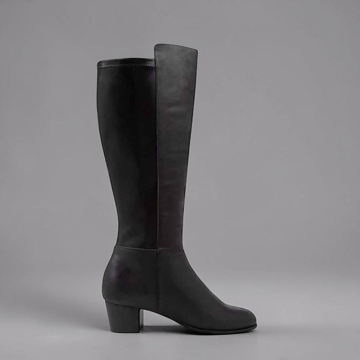 ZIERA GENTRYS BLACK - Women High Boots - Collective Shoes 