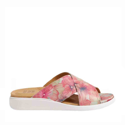 ZIERA IYOLO MELON FLOWER - Women Slides - Collective Shoes 