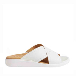 ZIERA IYOLO WHITE - Women Slides - Collective Shoes 