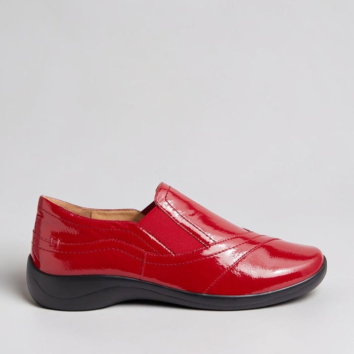 ZIERA JAVA DARK RED PATENT - Women Slip On - Collective Shoes 