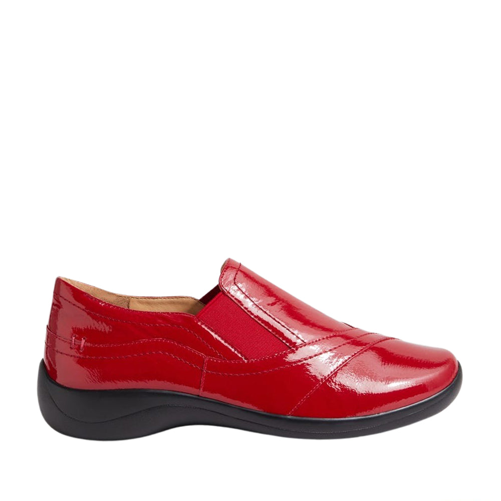 ZIERA JAVA DARK RED PATENT - Women Slip On - Collective Shoes 