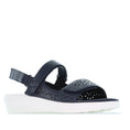 Load image into Gallery viewer, ZIERA MORIA NAVY - Women Sandals - Collective Shoes 
