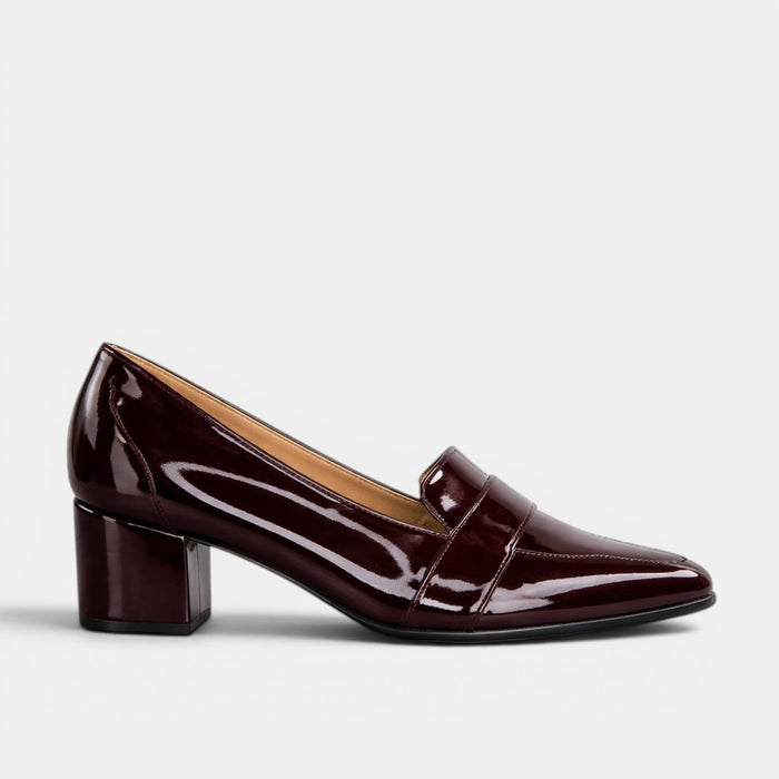 ZIERA VAMITY BURGUNDY PATENT
