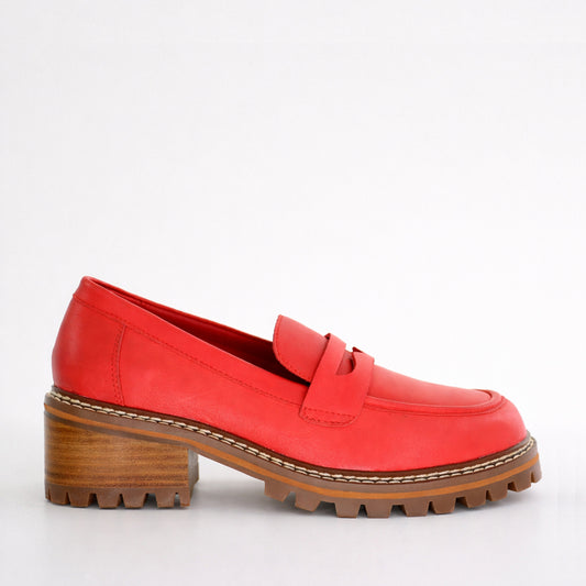 LE SANSA ZOEY RED - Women Loafers - Collective Shoes 