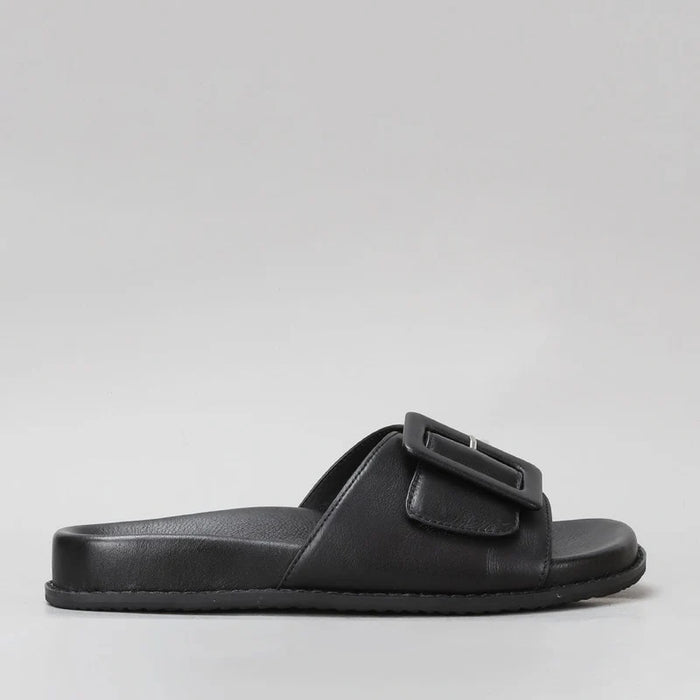 NAKED ARCHES  ZOLANDO BLACK - Women Slides - Collective Shoes 