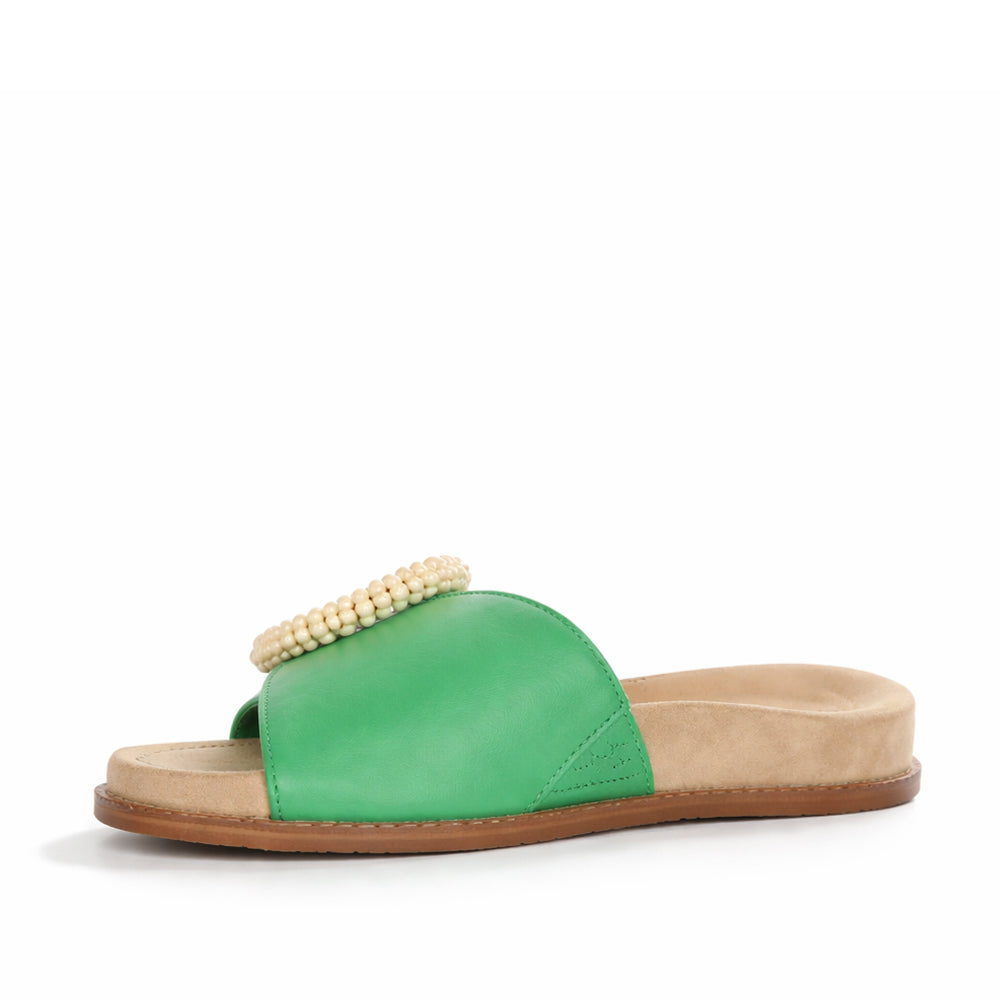 NAKED ARCHES ZOYA FERN GREEN - Women Slip On - Collective Shoes 