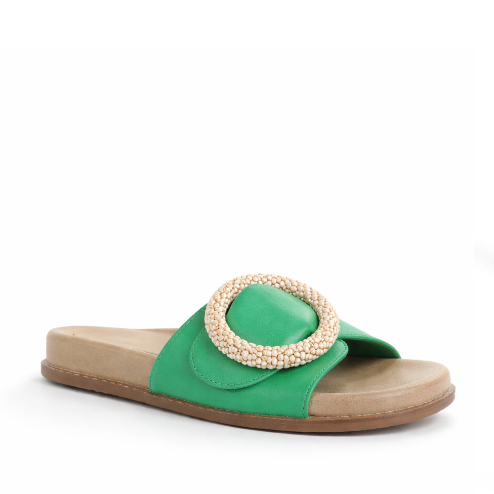 NAKED ARCHES ZOYA FERN GREEN - Women Slip On - Collective Shoes 