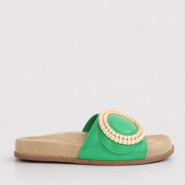NAKED ARCHES ZOYA FERN GREEN - Women Slip On - Collective Shoes 