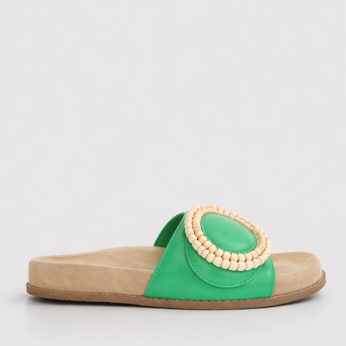 NAKED ARCHES ZOYA FERN GREEN - Women Slip On - Collective Shoes 