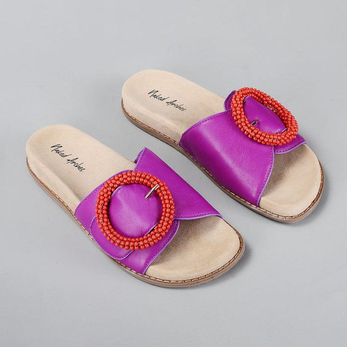 NAKED ARCHES ZOYA PURPLE - Women Slip On - Collective Shoes 