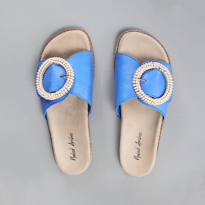NAKED ARCHES ZOYA ROYAL BLUE - Women Slip On - Collective Shoes 