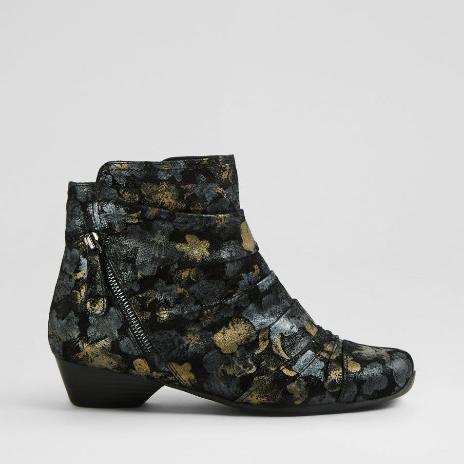 ZIERA CAMRYN BLACK METAL - Women Boots - Collective Shoes 