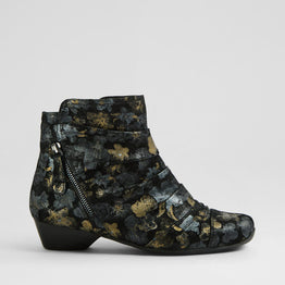 ZIERA CAMRYN BLACK METAL - Women Boots - Collective Shoes 