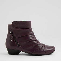 ZIERA CAMRYN AUBERGINE - Women Boots - Collective Shoes 