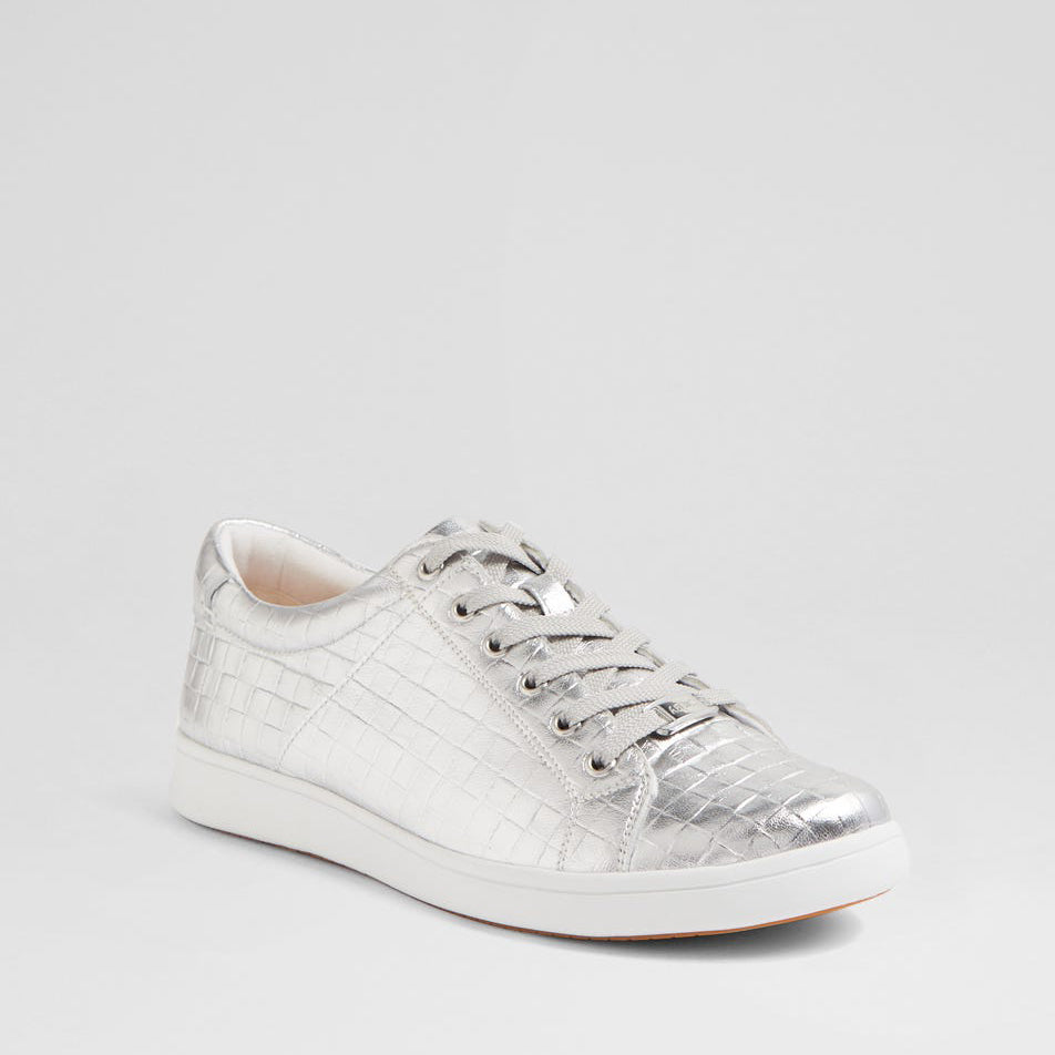 ZIERA DELILAH SILVER WEAVE - Women sneakers - Collective Shoes 