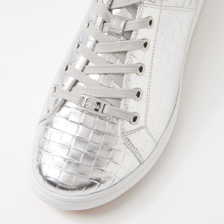 ZIERA DELILAH SILVER WEAVE - Women sneakers - Collective Shoes 