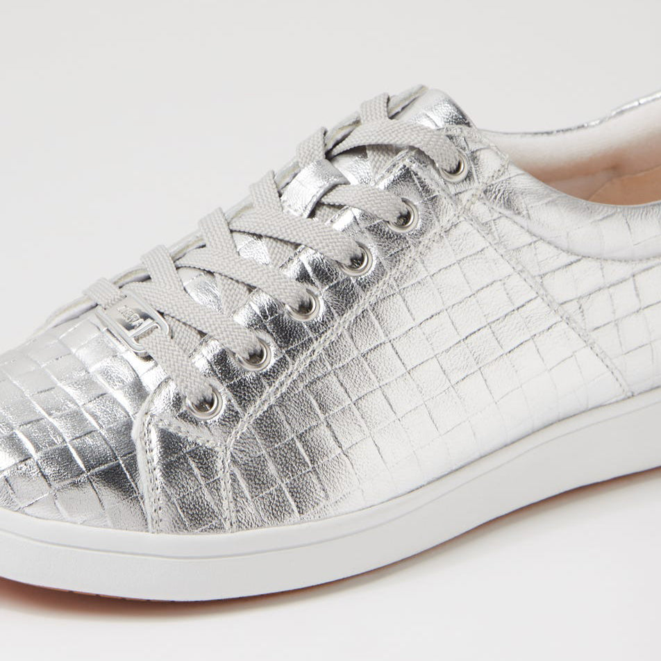 ZIERA DELILAH SILVER WEAVE - Women sneakers - Collective Shoes 