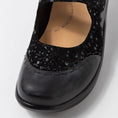 Load image into Gallery viewer, ZIERA GUMMIBEAR BLACK SPARKLEY - Women Sandals - Collective Shoes 
