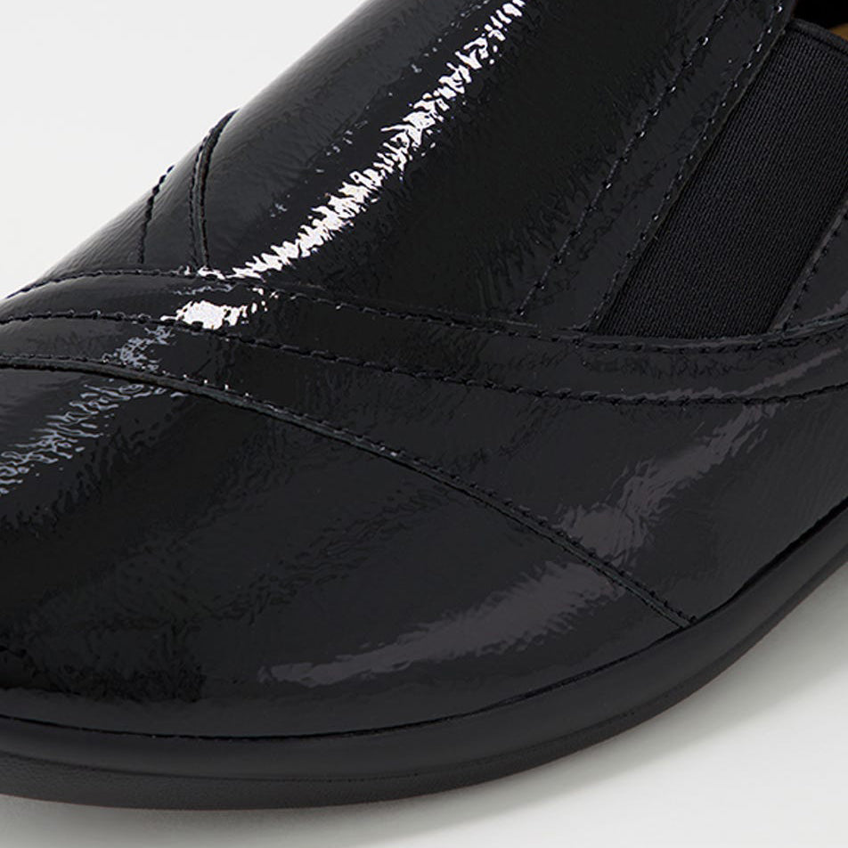 ZIERA JAVA BLACK PATENT - Women Casuals - Collective Shoes 
