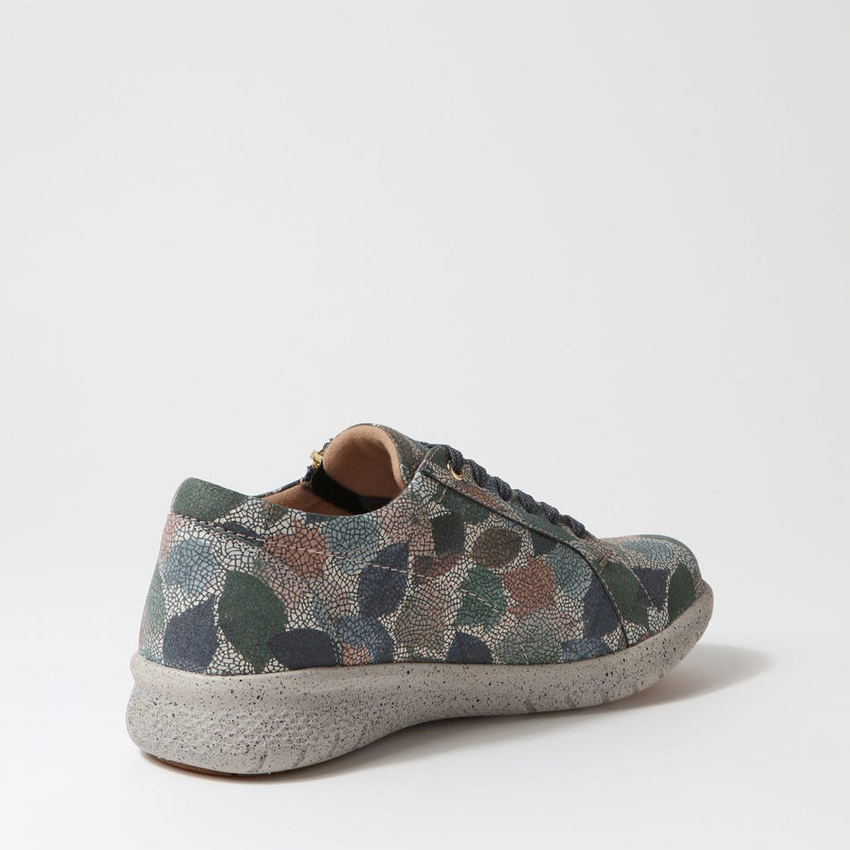 ZIERA SOLAR BLUE LEAF - Women sneakers - Collective Shoes 