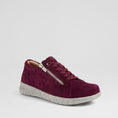 Load image into Gallery viewer, ZIERA SOLAR BURGUNDY - Women sneakers - Collective Shoes 
