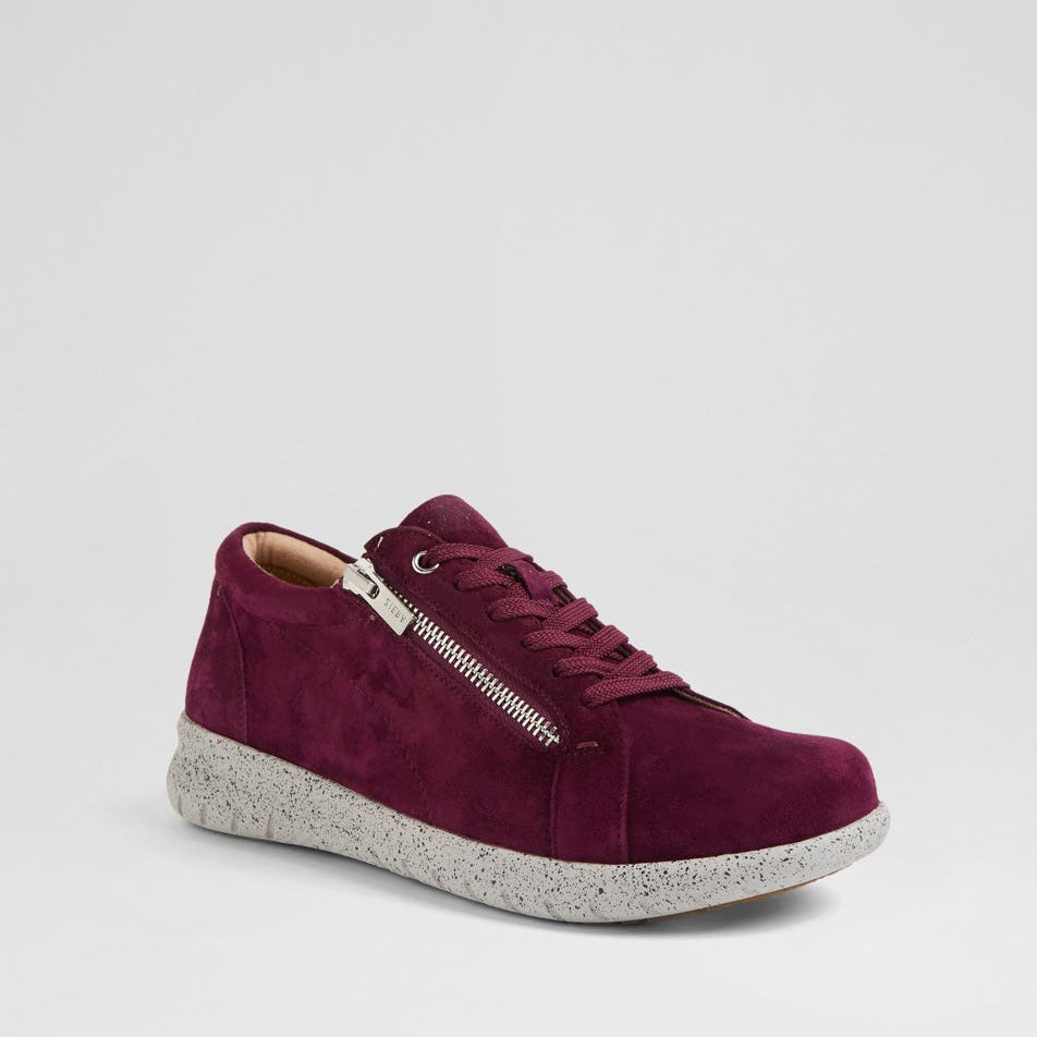 ZIERA SOLAR BURGUNDY - Women sneakers - Collective Shoes 