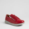 Load image into Gallery viewer, ZIERA SOLAR DK RED - Women sneakers - Collective Shoes 
