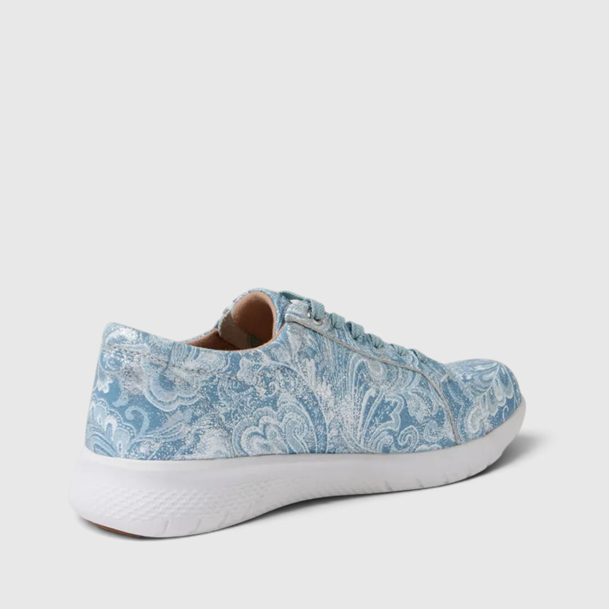 ZIERA SOLAR BLUE SILVER PAISLEY