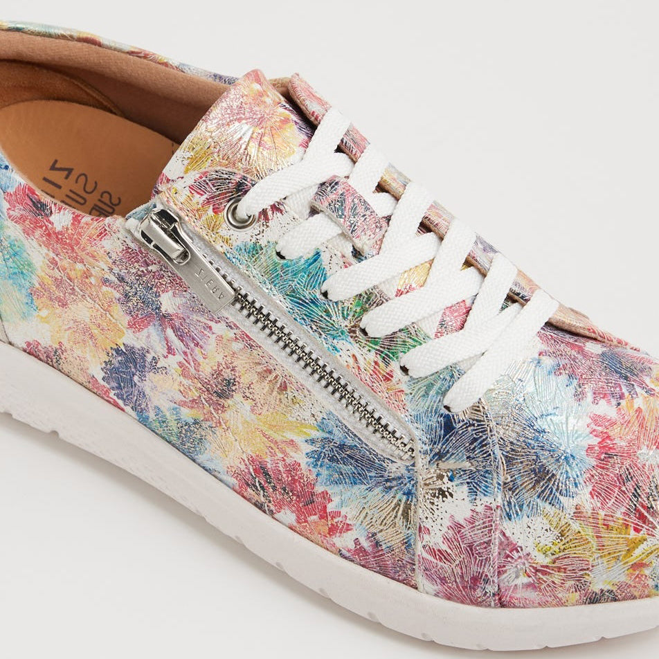 ZIERA SOLAR WHITE BRIGHT FIREWORKS - Women Sneakers - Collective Shoes 