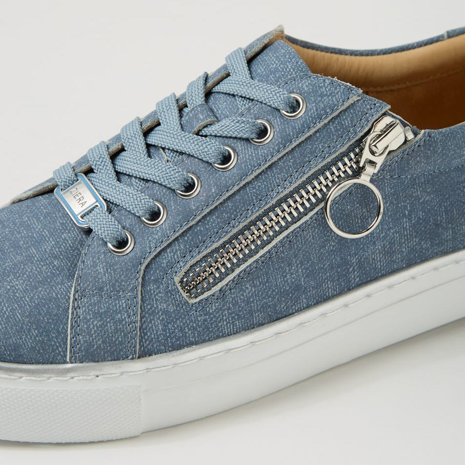 ZIERA PAMELA BLUE DENIM - Women sneakers - Collective Shoes 