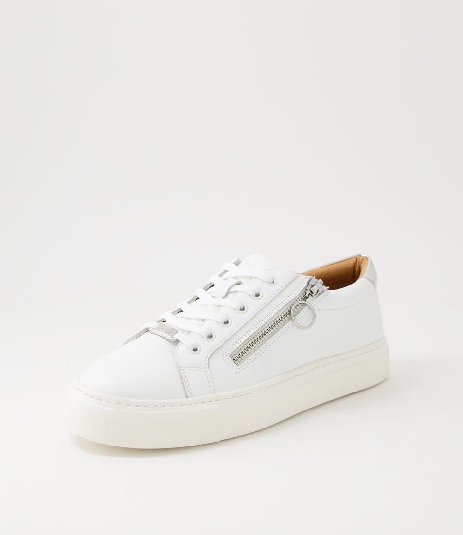 ZIERA PAMELA WHITE SILVER - Women sneakers - Collective Shoes 