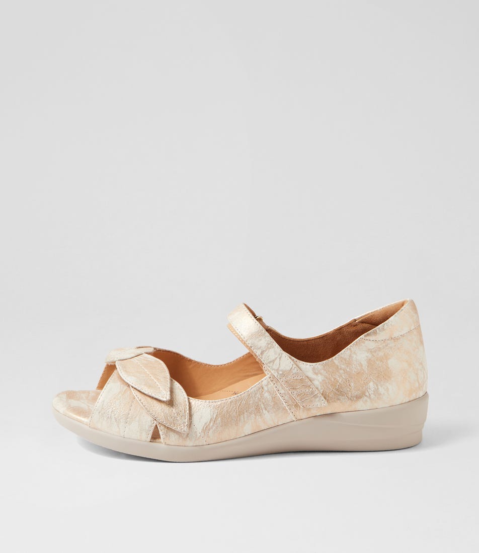 ZIERA DISCO SMUDGE METAL - Women Sandals - Collective Shoes 